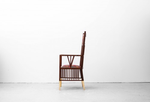 pair of secessionist armchairs Joseph Maria Olbrich Friedrich Otto Schmidt  - Seating Style Art nouveau