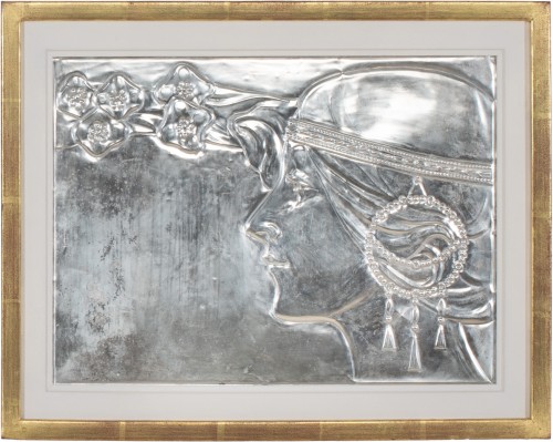 Gravures et livres anciens  - Paire de panneaux Art nouveau Georg Klimt vers 1900