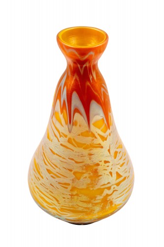 Vase Johann Loetz Witwe PG 358 decoration ca. 1900 signed - Glass & Crystal Style Art nouveau