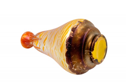 Vase Johann Loetz Witwe PG 358 decoration ca. 1900 signed - 