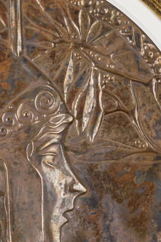 Jugendstil panel “Pallas Athena” Georg Klimt ca. 1900 - Decorative Objects Style Art nouveau