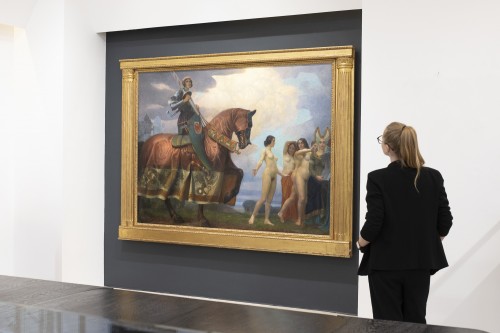 L’adieu de Siegfried - Friedrich König vers 1910 - Art nouveau