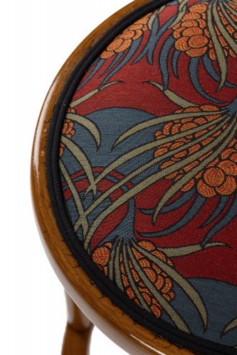 Sièges  - Tabouret modèle Fledermaus Josef Hoffmann et Gustav Siegel J. & J. Kohn vers 1908