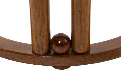 XXe siècle - Tabouret modèle Fledermaus Josef Hoffmann et Gustav Siegel J. & J. Kohn vers 1908