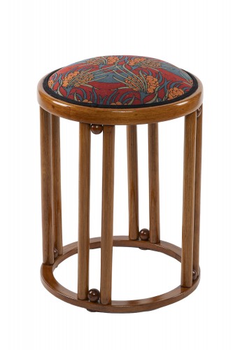 Art nouveau - Tabouret modèle Fledermaus Josef Hoffmann et Gustav Siegel J. & J. Kohn vers 1908