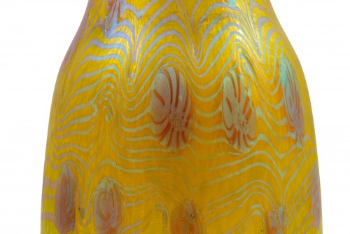 vase Johann Loetz Witwe PG 3/340 Zitronengelb decoration ca. 1903 - 