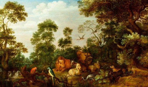 Orphée charmant les Animaux - Gillis Claesz de Hondecoet (cira1575/80 -1638)