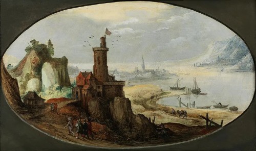 Joos de Momper (1564 – 1635) - Paysage fluvial