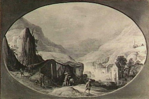 Tableaux et dessins Tableaux XVIe siècle - Joos de Momper (1564 – 1635) - Paysage fluvial