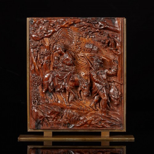 Relief with the The Flight into Egypt and Miracles during the Journey - Sculpture Style Renaissance