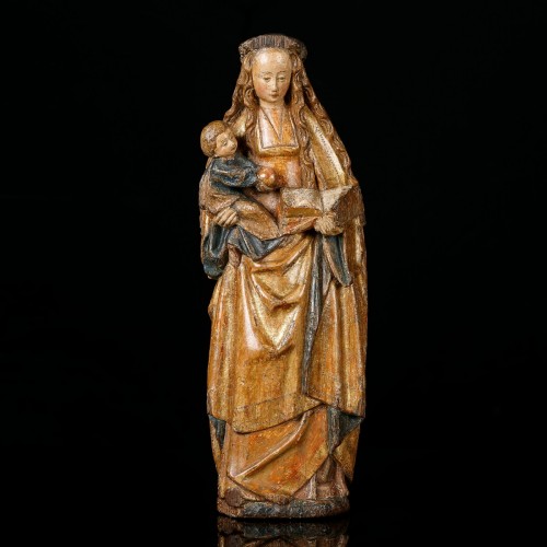 Madonna and Child, First quarter of the 16th Century - Sculpture Style Middle age