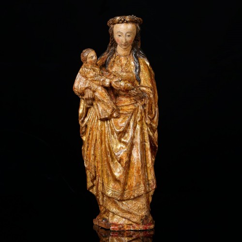 Vierge à l’Enfant, Malines vers 1600 - Sculpture Style Renaissance