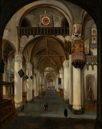 Church Interior - Jan Griffier the Elder ((1645/52 – 1718) - Paintings & Drawings Style 