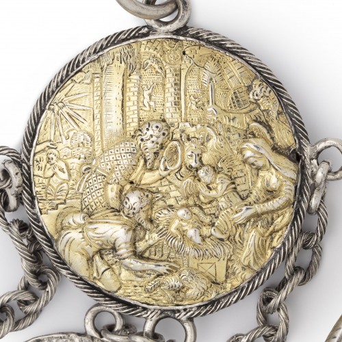 Antiquités - A silver Parrot Trophy of the Gerdingen-Niestat Guild