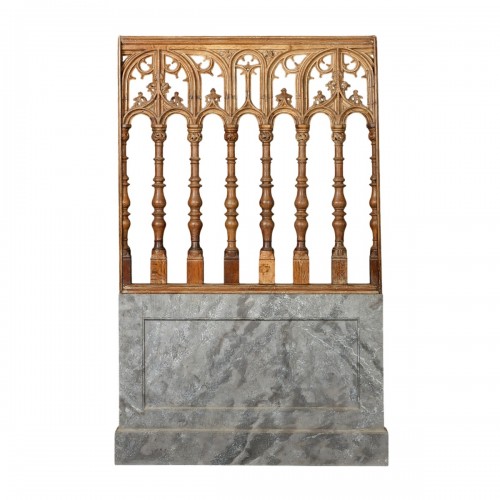 A Gothic traceried Choir Screen