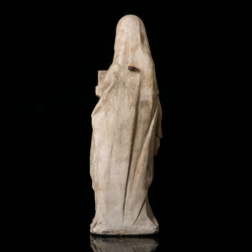 Sainte femme tenant un lvre, vers 1325-1350  - Floris van Wanroij Fine Art