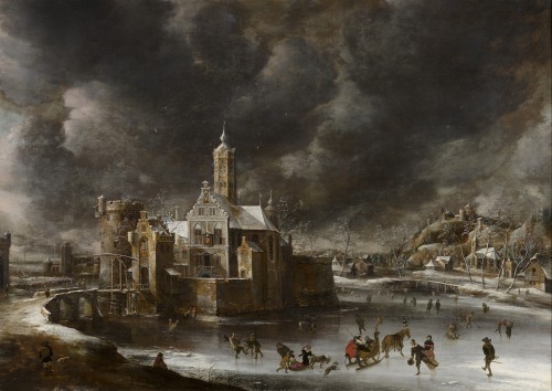 Jan Abrahamsz. Beerstraten (1622 – 1666), Winter Landscape
