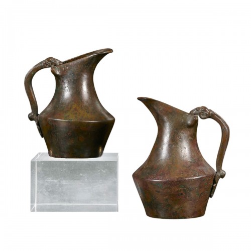 A Pair of Etruscan Oinochoes Jugs