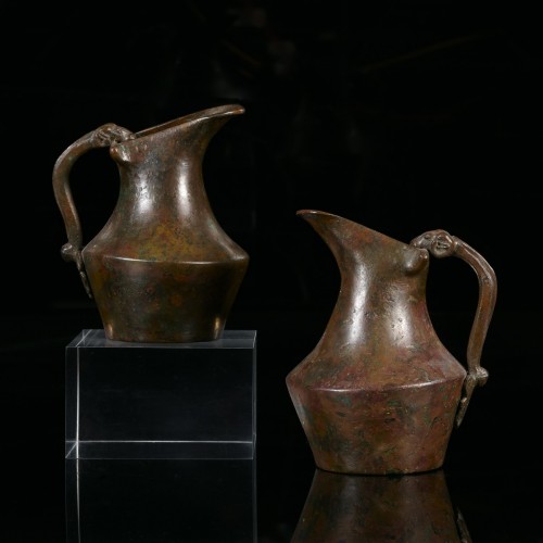 Ancient Art  - A Pair of Etruscan Oinochoes Jugs
