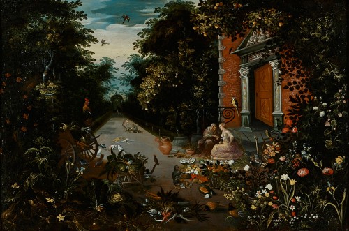 Vertumnus wooing Pomona, An Allegory of Harvest or Plenty