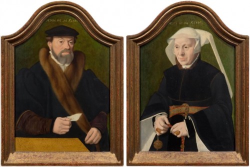 Portrait of a Cologne Patrician & his Wife, possibly of the Pilgrum Family