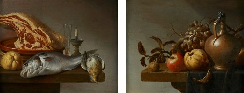 A pair of Still Lifes - - Harmen van Steenwijck (1612-1656)