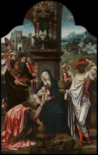 The Adoration of the Magi - Adriaen van Overbeke