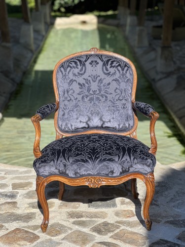 XVIIIe siècle - Fauteuil de Pierre NOGARET