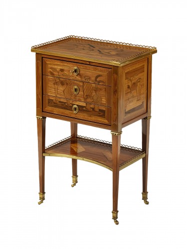 Table chiffonnière stamped Charles TOPINO 51742-1803)
