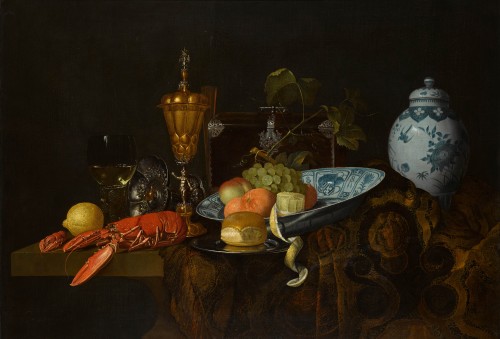 Nature morte par CLAES BERGOIJS (?-1668)