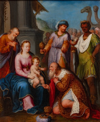 Les rois mages par PIETRO DE LIGNIS (1577-1627)