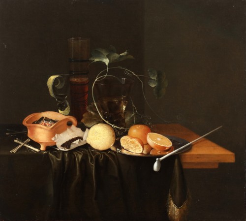 Nature morte par LAURENS CRAEN (1620-1670)