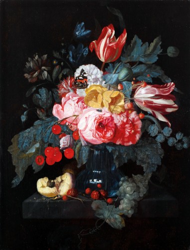 Nature morte par Johannes HANNOT (Leyde 1633-1684)