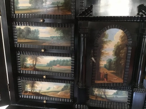 Cabinet Anversois  du17e attribué à Isaac Van OOSTEN - Mobilier Style 