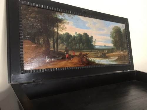 Mobilier Cabinet & Coffre - Cabinet Anversois  du17e attribué à Isaac Van OOSTEN