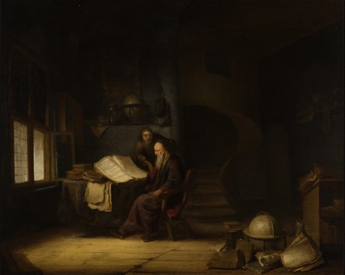 Philosophe dans son cabinet - Jacob VAN SPREEUWEN (1611-c.1665)