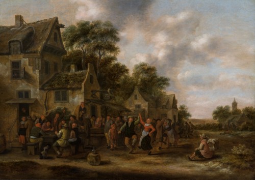 Scène de village - Klaes MOLENAER (1630-1676)