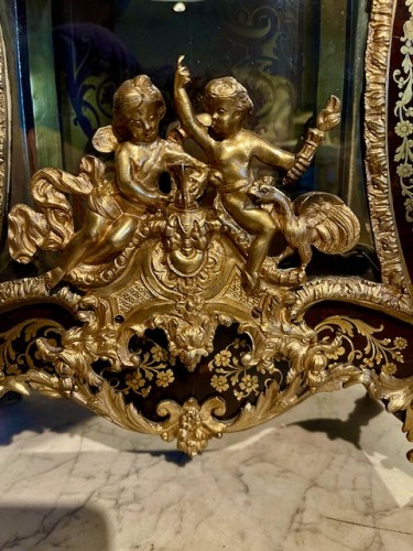 Cartel et sa console d'applique d'époque Louis XV Estampille de Nicolas Marchand - Château d’Amayé Art et Antiquités