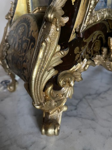 Cartel et sa console d'applique d'époque Louis XV Estampille de Nicolas Marchand - Louis XV