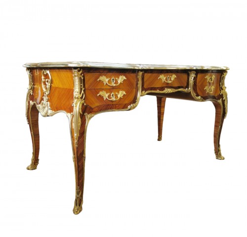 Large flat desk, second half of the 19th century