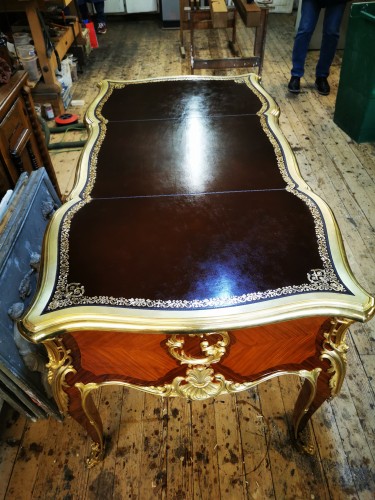 Large flat desk, second half of the 19th century - 