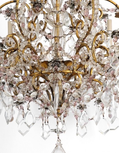 Lustre Piémontais, XIXe siècle - Luminaires Style Napoléon III