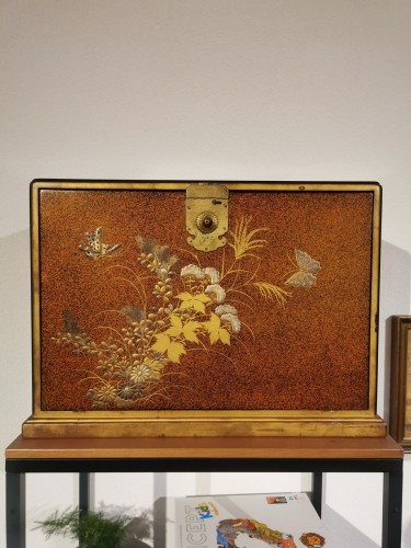 Antiquités - Cabinet en laque époque Edo