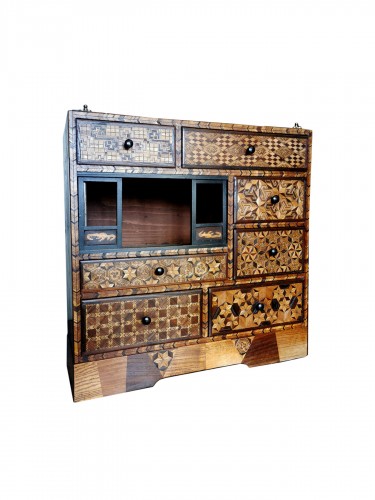 Japanese inlaid cabinet