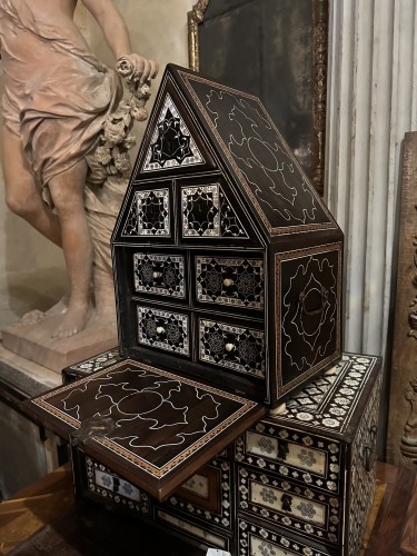 Antiquités - Cabinet «contador», indo-portugais