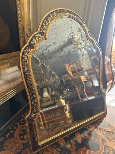 XVIIIe siècle - Miroir de toilette d’époque Louis XIV
