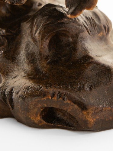 Decorative Objects  - Carved squirrel in limewood, Germany 18th century
