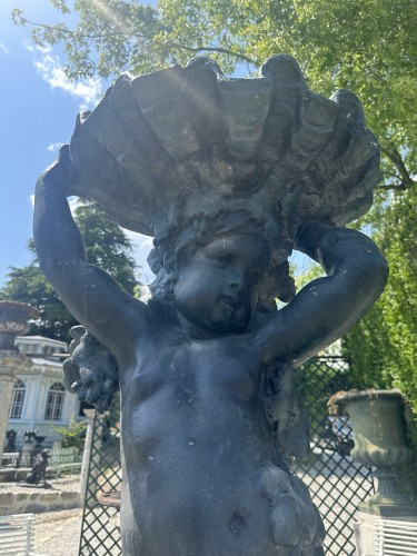 Centre de fontaine en fonte de fer - Matériaux & Architecture Style 