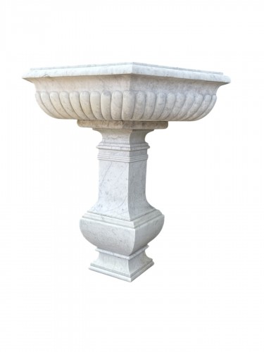 Fontaine en marbre de carrare