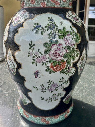 Céramiques, Porcelaines  - Potiche chinoise